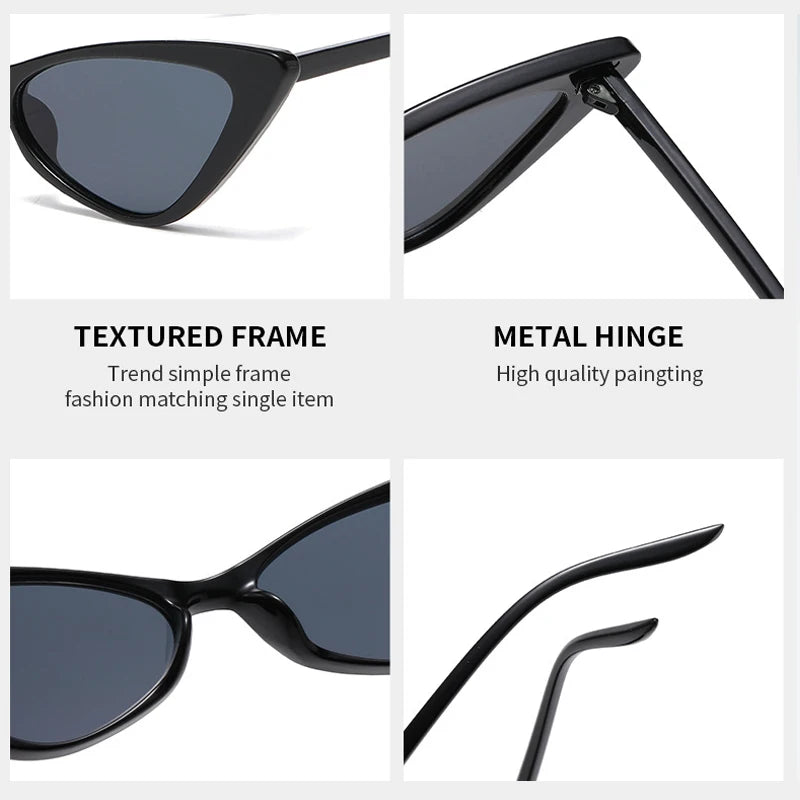 JNPCXI New Fashion Cat Eye Sunglasses Women Vintage Blue Leopard Sun Glasses Lady Retro Shades Eyeglasses Female UV400