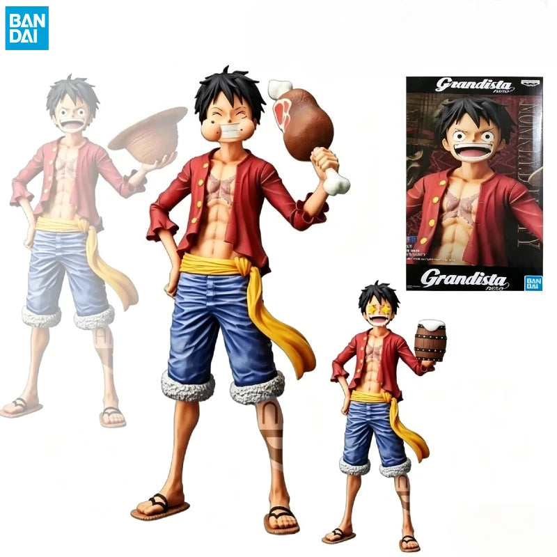 【IN STOCK】Original Banpresto Grandista nero One Piece Monkey D Luffy 28cm Figure PVC Collectible Model Toy Gift
