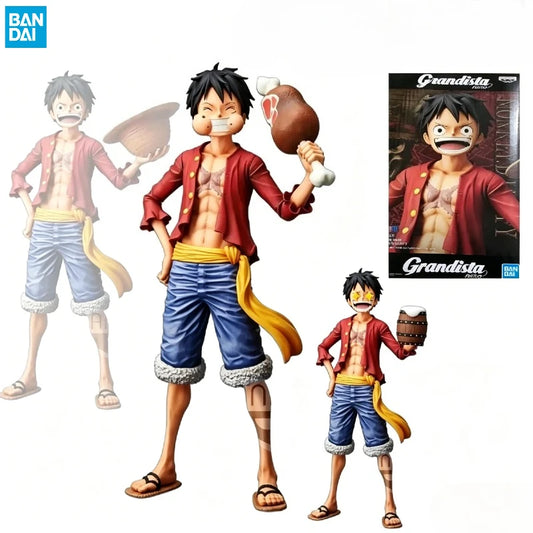 【IN STOCK】Original Banpresto Grandista nero One Piece Monkey D Luffy 28cm Figure PVC Collectible Model Toy Gift