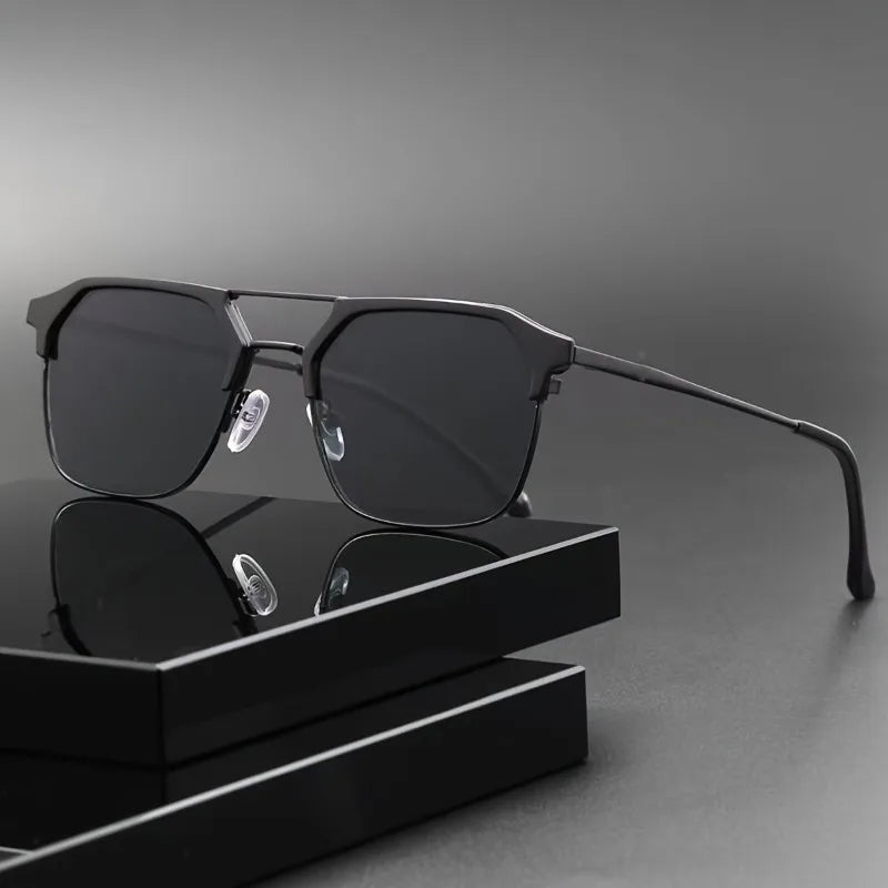 Men'S Stylish Geometric sunglasses Perfect for Street Style & Everyday Use