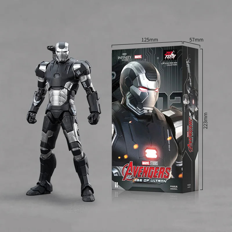 1:10 ZD Toys Iron Man Striker MK25,26 Gamma MK36 Peacemaker MK40 MK2 War Machine
