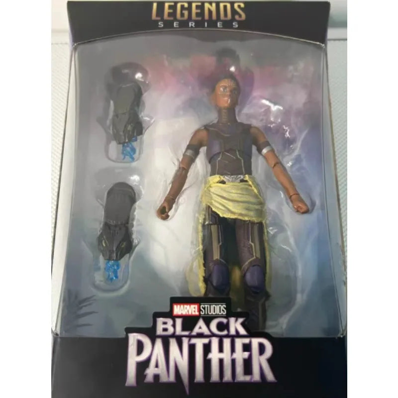 Original Hasbro Marvel Legends Series BLACK PANTHER SHURI Anime Figure Toy Collection Model