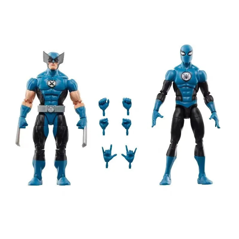 Original Hasbro Marvel Legends Series Fantastic Four Comics Wolverine and Spider-Man Action Toy Figure Mode Collection