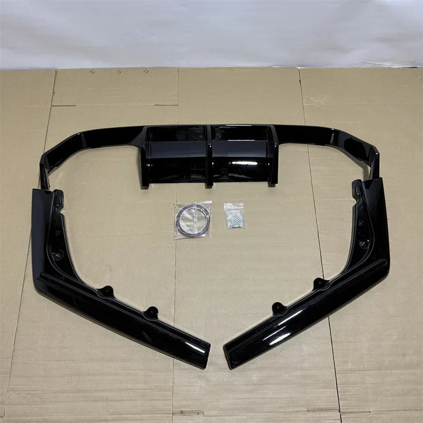 For BMW M3 F80 M4 F82 F83 2015-2020 Car Rear Bumper Diffuser Tail Splitter Spoilers Protector Guard Lip Body Kits Gloss Black