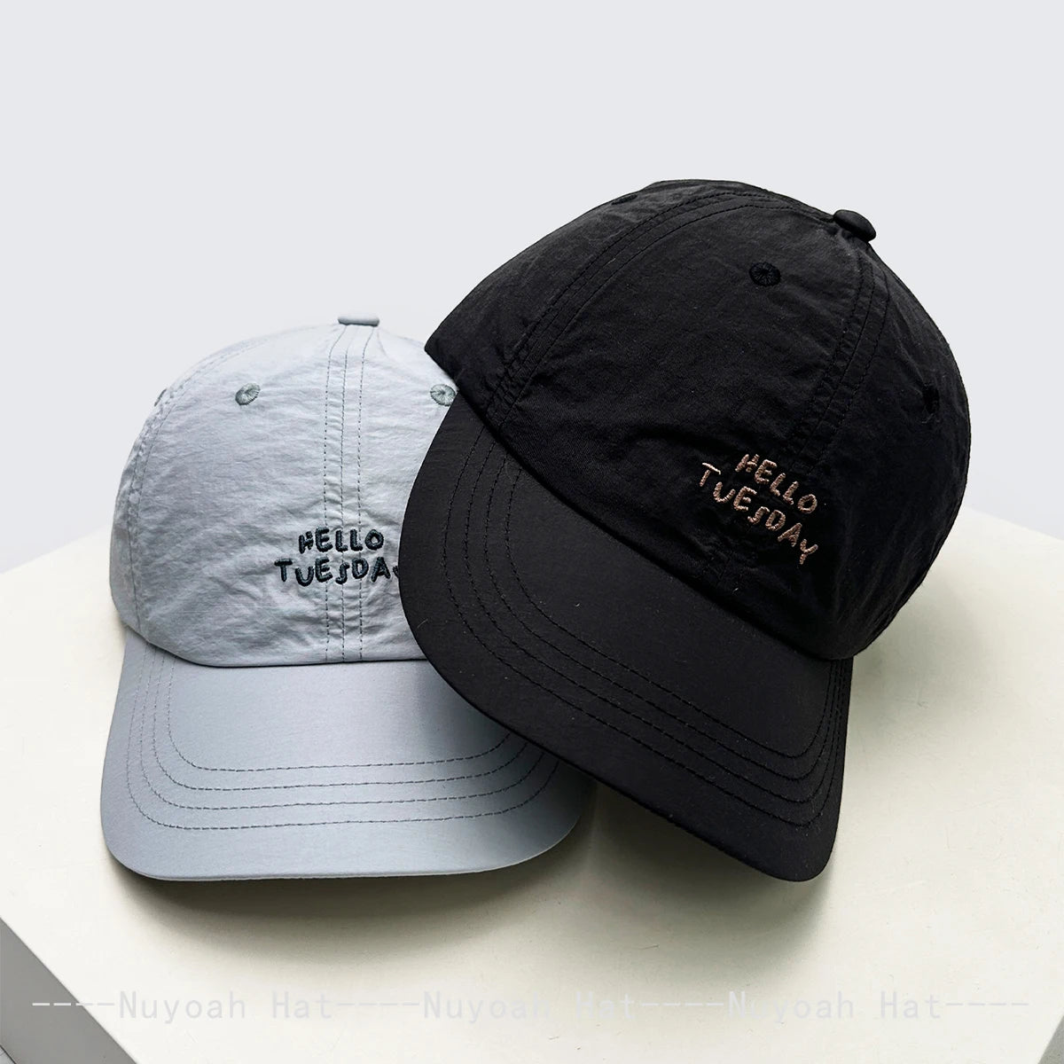 New Men Women Quick-dry Simple Embroidered Letters Baseball Hats Sunshade Travel Breathable Peaked Caps Versatile Fashion ins