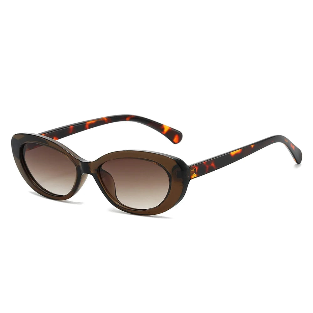 JNPCXI Small Oval Sunglasses for Women Vintage Design Sun glasses Shades Female Retro Punk Men Sunglass Outdoor Trendy Eyewear