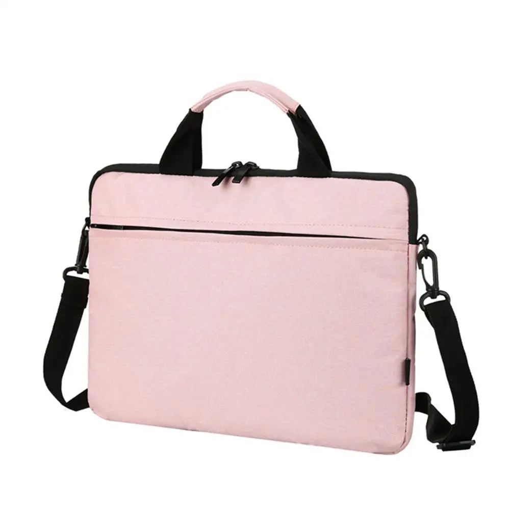 13.3-15.6in Laptop Handbag Shockproof Sleeve Case Laptop Protective Cover Pink
