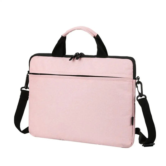 13.3-15.6in Laptop Handbag Shockproof Sleeve Case Laptop Protective Cover Pink