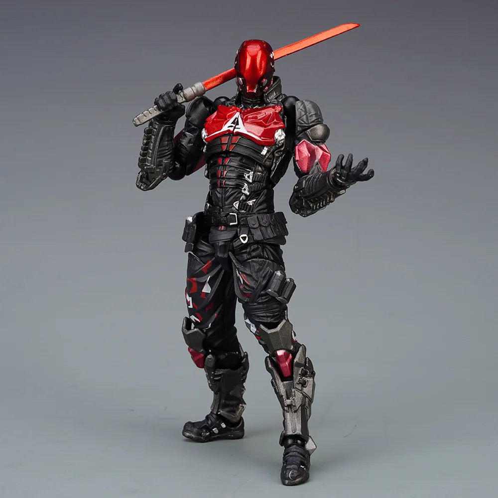 AMAZING YAMAGUCHI Action Figure Arkham Knight Batman Red Hood Robin Jason Todd 2