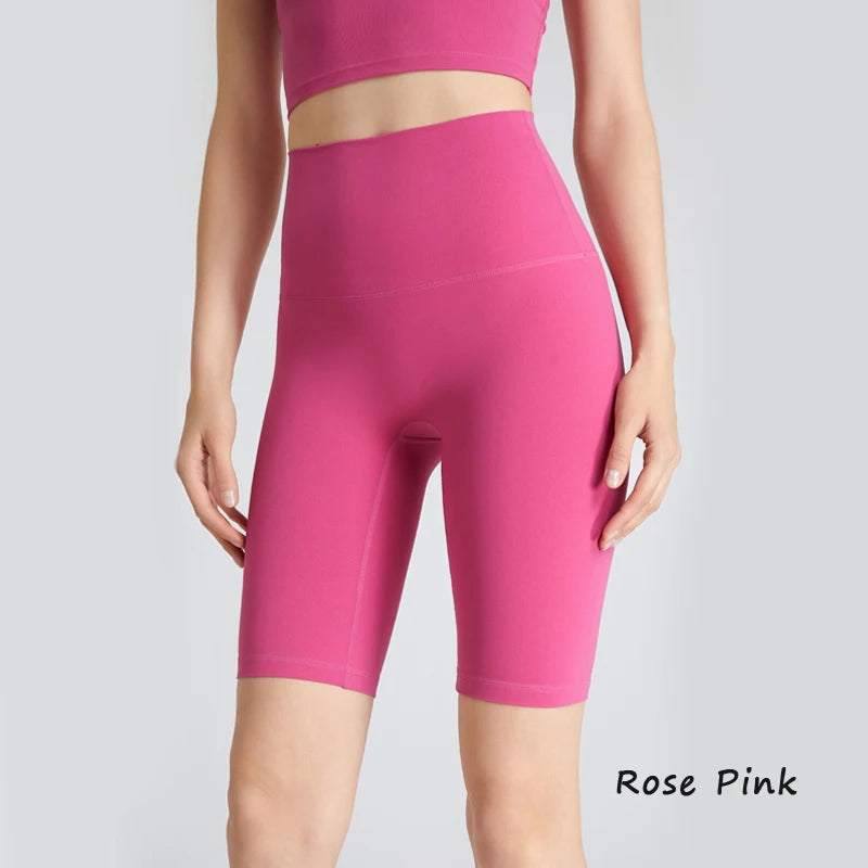 DIAS FIT JOY Women's High Waist Yoga Shorts Quick Drying Hip Lift Fitness Running Cycling QuickDry Breathable Comfortable Shorts