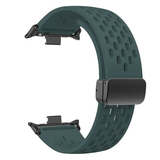 PineGreen Silicone Strap Redmi Watch 5/4, Magnetic Sports Band Mi Band 9/8 Pro