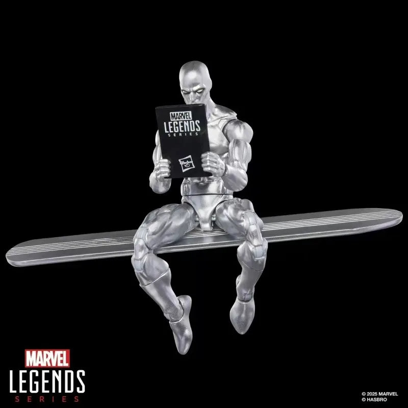 Original Hasbro Marvel Legends Series Silver Surfer Anime Figure Toy Model Collection
