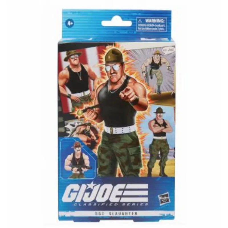 Original Hasbro G.I. Joe GI Joe Classfied Series Sgt Slaughter Action Figure Collection Toys Ornaments