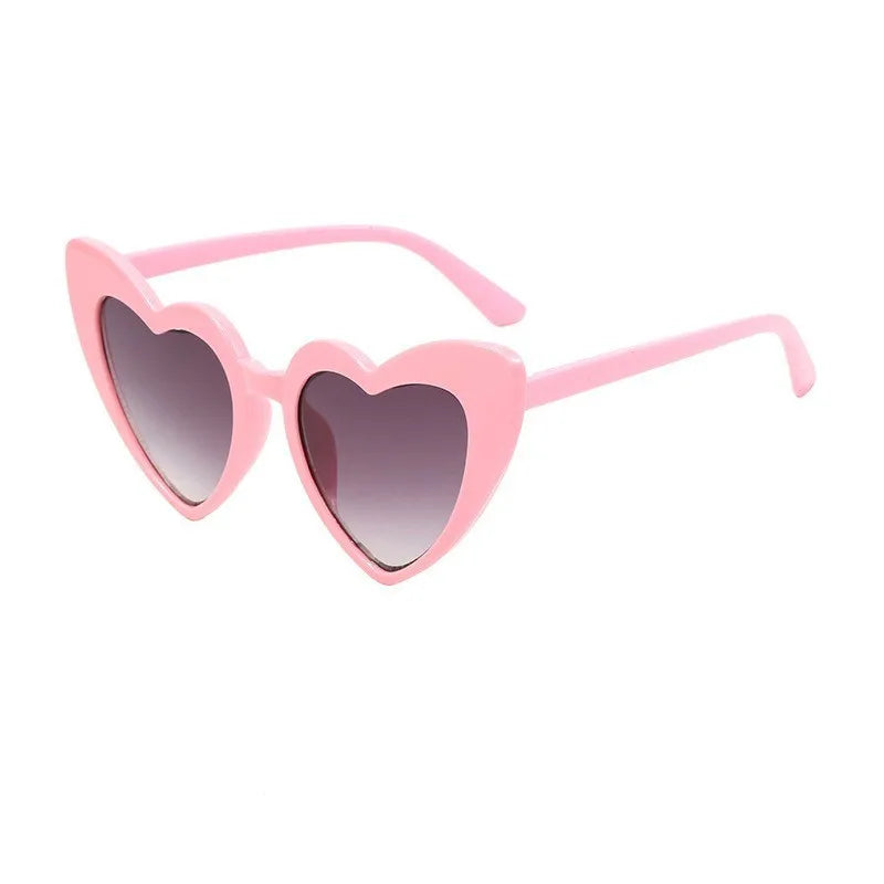 12 Piece Set of Pink Heart-shaped Glasses Suitable for Women Retro Retro Glasses with Heart-shaped Design Perfect for Parties
