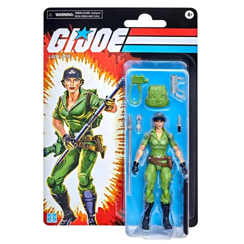 Original Hasbro G.I. Joe GI Joe Classfied Series Retro Carded Baroness/Lady Jaye Action Figure Collection Toys Ornaments