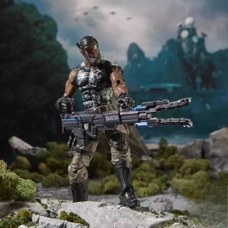 Original Hasbro G.I. Joe Classified Series COBRA ISLAND Roadblock Anime Figure Model Toys Ornaments