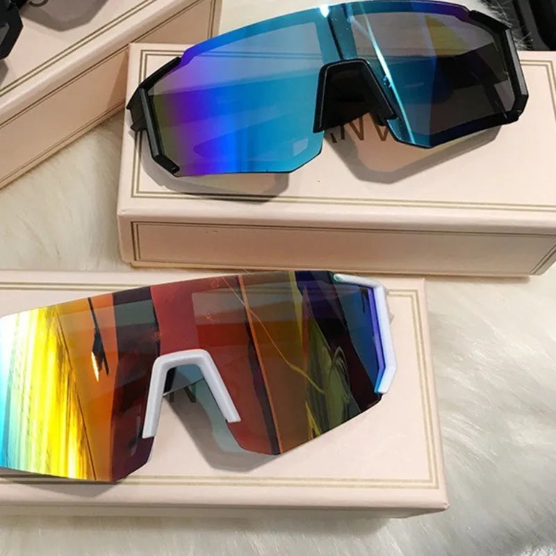 9pcs Cycling Glasses Mountain Bicycle Glasses Road Bike Cycling Eyewear Men Women Outdoor Sports Cycling Sunglasses