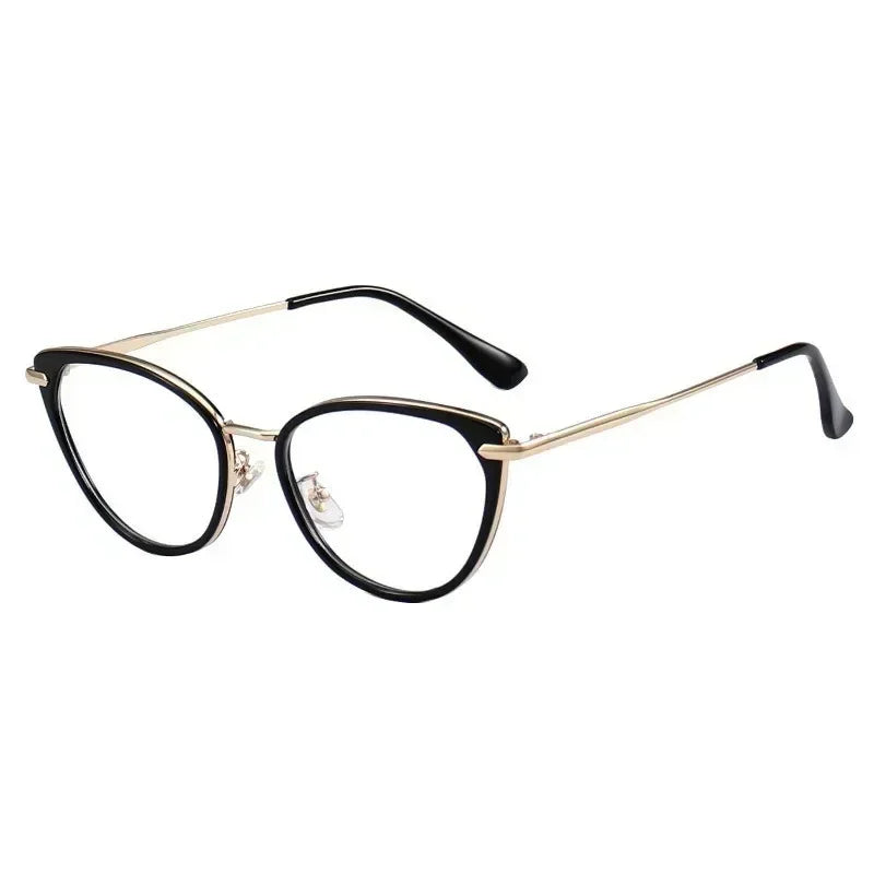 Anti Radiation Cat Eye Glasses for Women Men Aesthetic Glasses Replaceable Lens Eyeglasses Frames Retro Eyeglasses