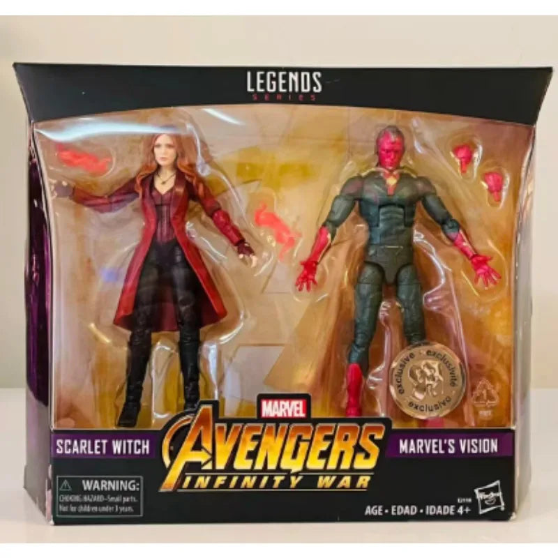 Original Hasbro Marvel Legends Series Avengers Infinity War SCARLET WITCH MARVEL'S VISION Anime Figure Toy Collection Model