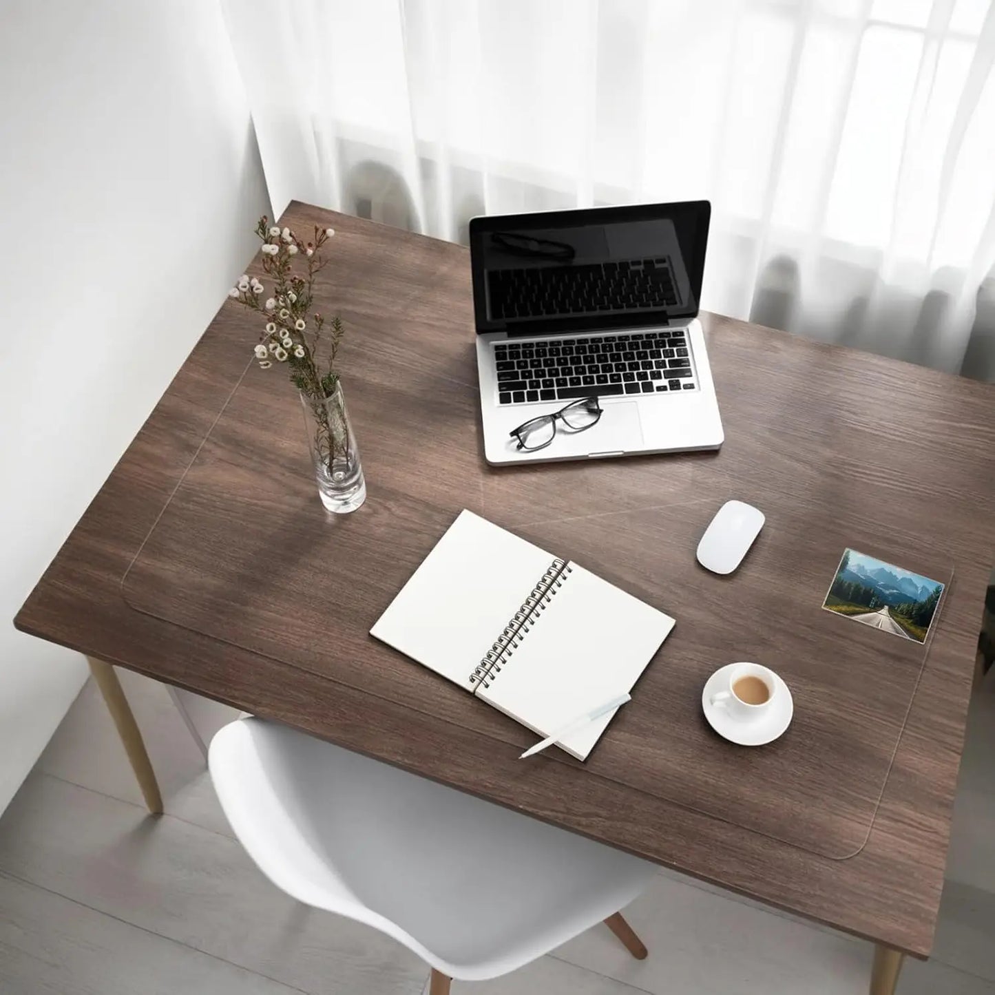 Clear Desk Mat/Protector Mat - Anti-Slip Desk Cover Protector, Waterproof Scratch-Resistant Surface for Home/Office