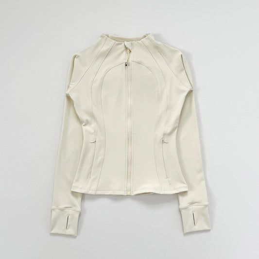 New Women's Solid Color Casual Cardigan, Multi-color Minimalist Basic Style, Knitted Top for Fitness, Running and Yoga