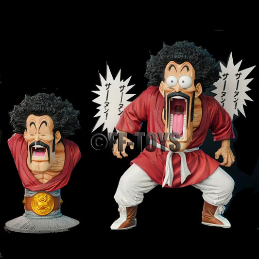 Dragon Ball Z Mister Satan Figure Replace Head Hercule Figurine 18cm Pvc Action Figures Collection Model Toys Gifts