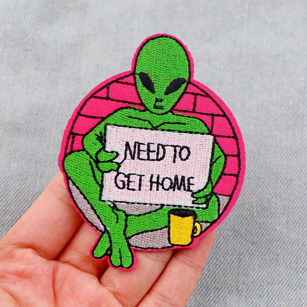 Silly Goose Patch Cute Cat Embroidery Patch Letters Iron On Patches For Clothing Thermoadhesive Patches On Clothes DIY Sew Badge