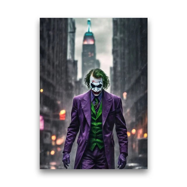 MINISO Movie JOKER Scene Canvas Wall Art Painting Home for Modern Room Decor 10