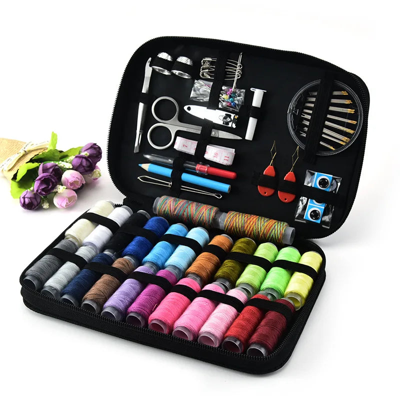 97pcs Sewing Kit with Sewing Supplies And Accessories - 24-Color Threads, Needle And Thread Kit Products for Emergency Repairs