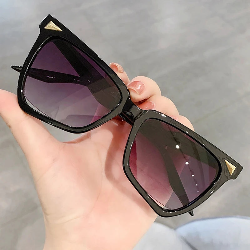 JNPCXI Rainbow Cat Eye Vintage Women Sunglasses Brand Black Round Cool Men Pilot Sun Glasses