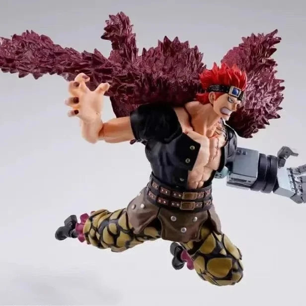 【IN STOCK】Original Bandai S.H.Figuarts One Piece Eustass Kid The Raid on Onigashima 15.5cm Action Figure Collectible Model