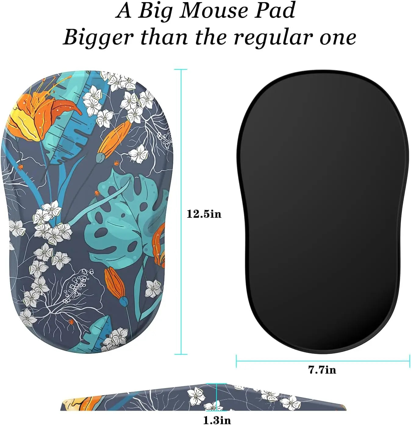 Entire Memory Foam Mouse Pad, Pain Relief Mouse Pad with Wrist Rest, Ergonomic Mouse Pad Wrist Support for Office & Home