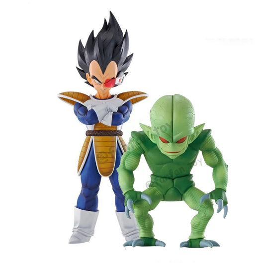 Anime Dragon Ball Figure Super Saiyan Vegeta Mini Cell Saibaiman PVC Action Figures Collection Model Toys for Children Gifts