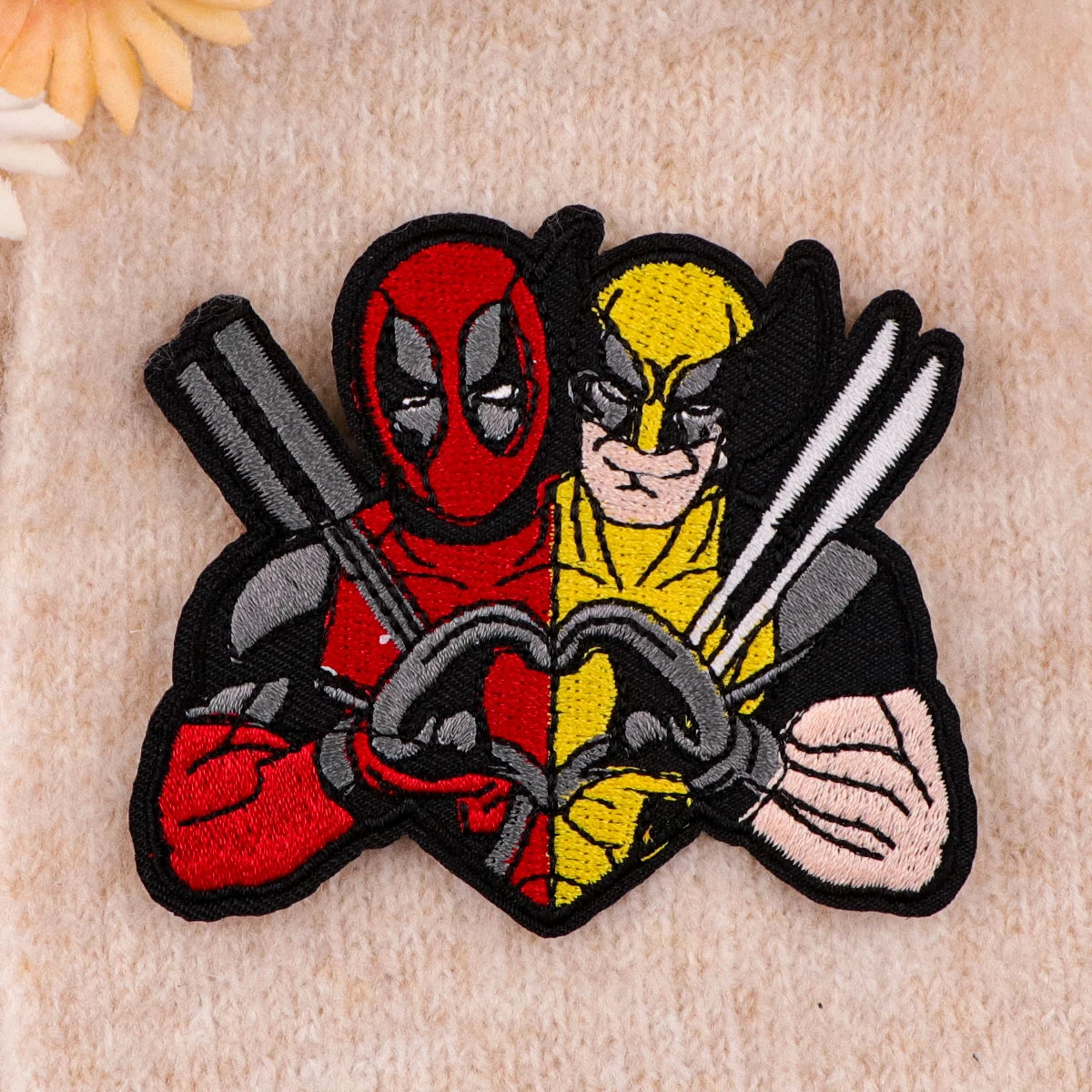 Best Friend Patches On Clothes Movie Hero Iron on Embroidered Patches For Clothing DIY Stripes Applique Accessory