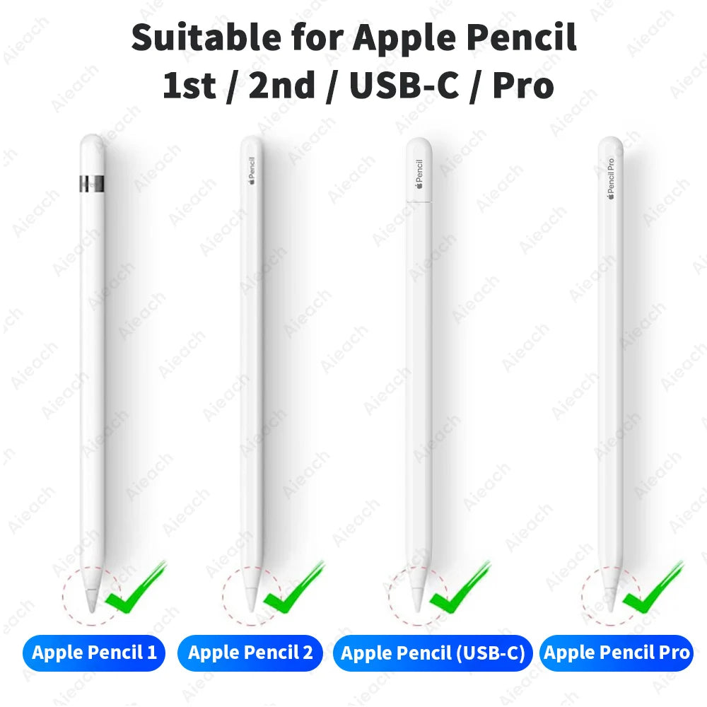 Apple Pencil Tips 1st 2nd Gen 2B HB Thin Nibs Double Layer Long-Lasting Use