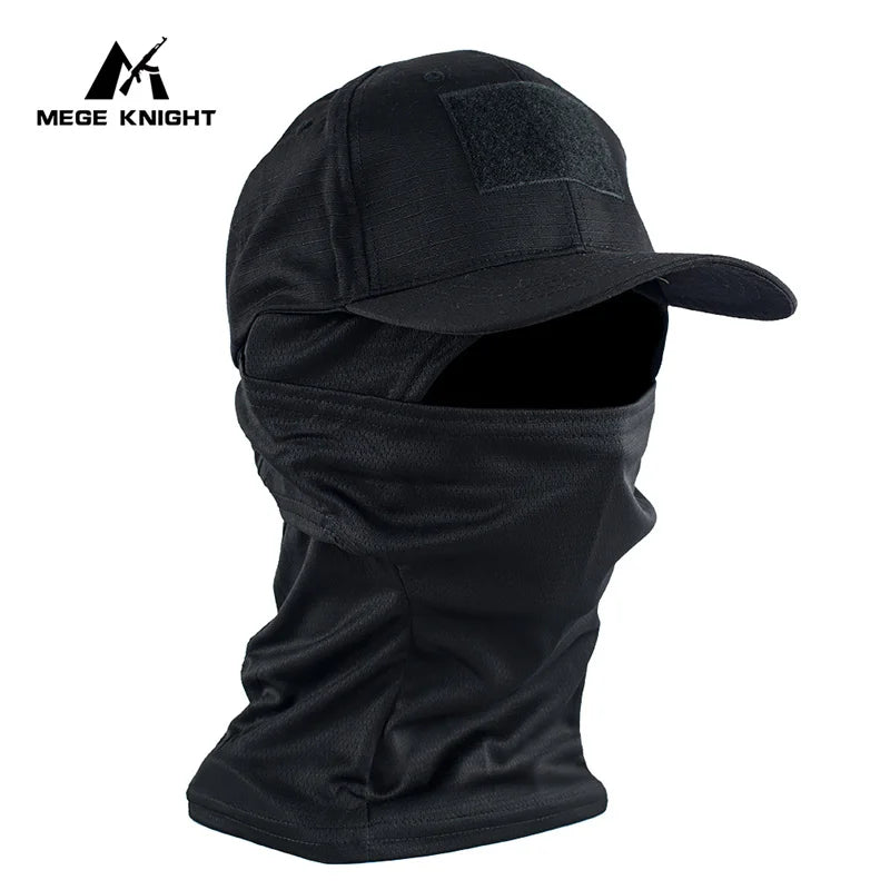 Tactical Camouflage Mask Hat Baseball Cap Skullies Knitted Elastic Outdoor Cap