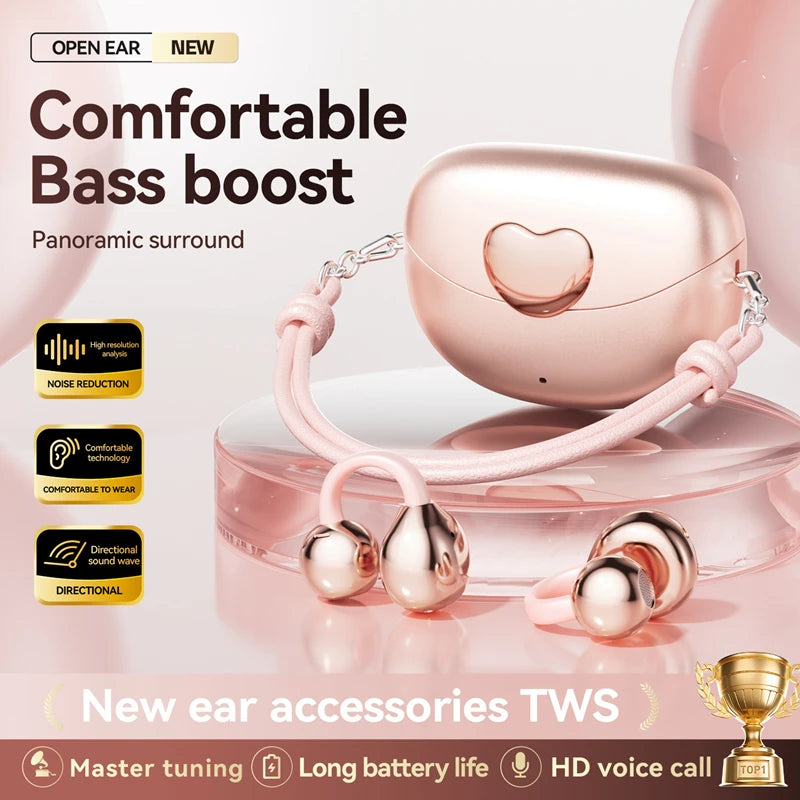 Bluetooth Headphones TWS Wireless True Headphones Environmental Active Noise Cancellation Ultra-long Battery Life Headphones