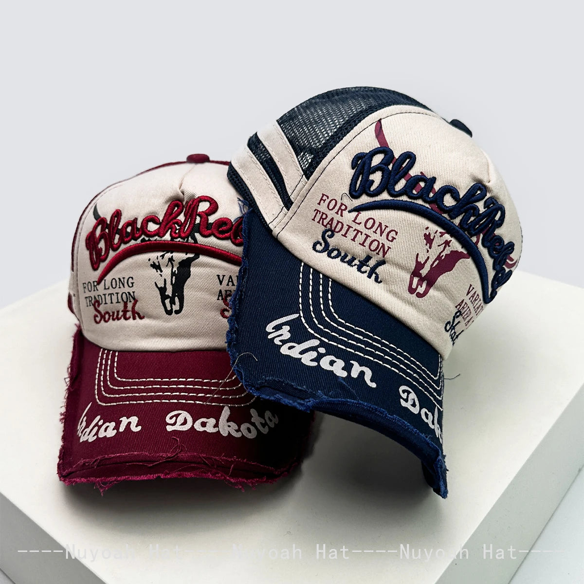 New Unisex Mesh Letter Embroidery Baseball Hats Sunshade American Style Breathable Trucker Cap Versatile Personal Fashion Street
