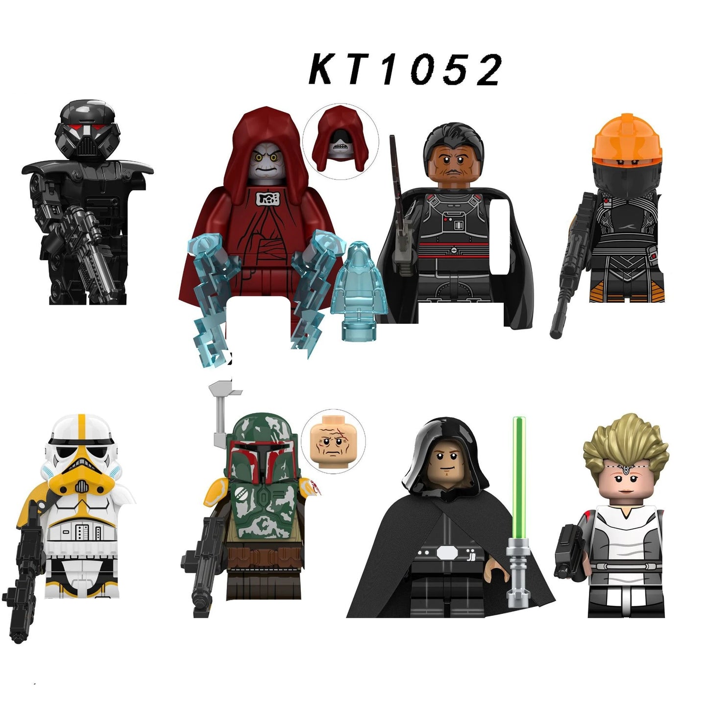 21st Nova Corps Custom Minifigures Star War Army Pack Purple Clone Troopers M13