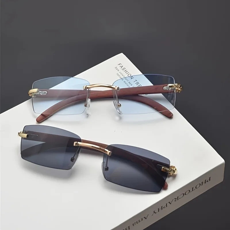 6 Retro Fashion Glasses, Fashion Photo Props, Men's Decorative Glasses