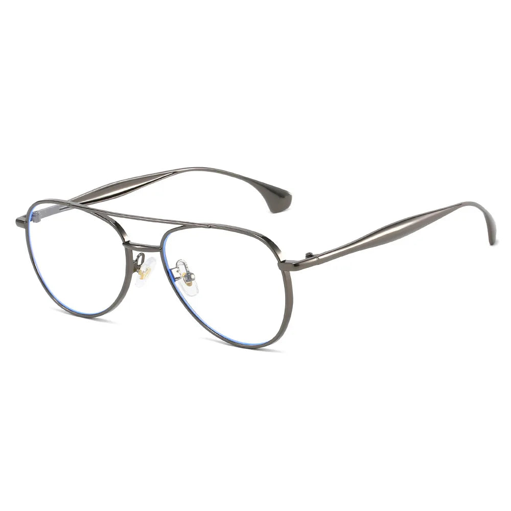 JNPCXI New Round Fashionable Men's Driving Sunglasses UV Protection Metal Frame Sun Glasses Women