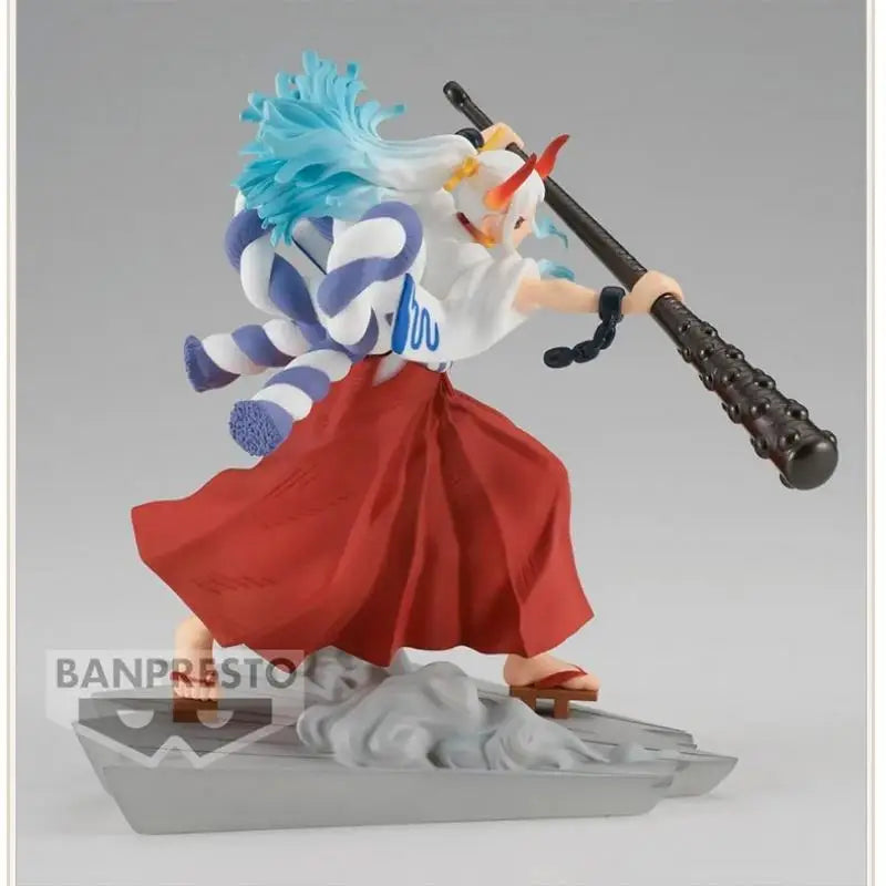 Special OfferBANDAI BANPRESTO ONE PIECE Yamato Ace Animation peripherals Mol Garage Kit Ornaments boys favorite gift Collectible