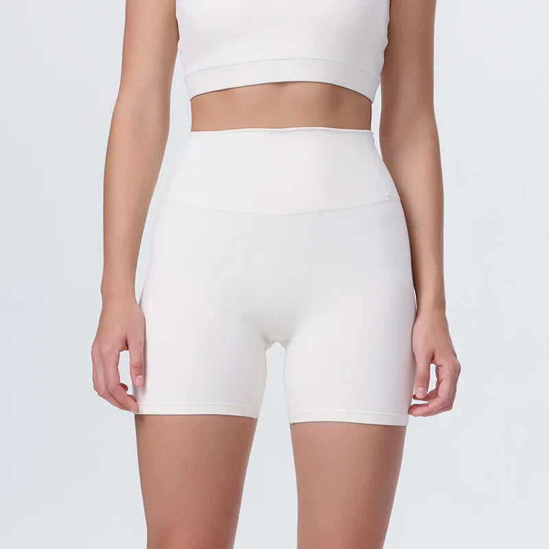 DIA FIT JOY New Naked feel tight fitting pants cycling yoga pants high waisted and hip lifting sports shorts fitness pants