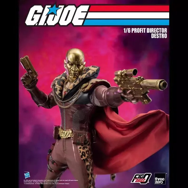 Original Hasbro Threezero FigZero G.I. Joe Series 1/6 PROFIT DIRECTOR DESTRO Action Toy Figure Mode Collection