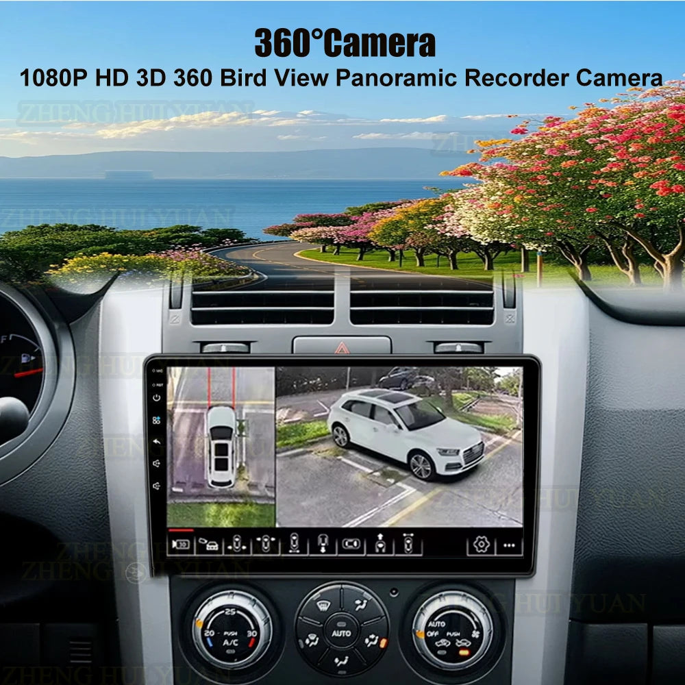 Android 15 Car Radio For Suzuki Grand Vitara 3 2005-2015 Wireless CarPlay Android Auto Multimedia Player GPS 4G WiFi Autoradio 2