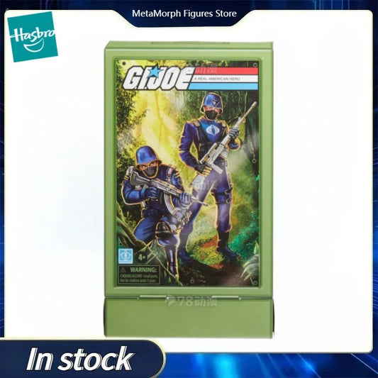 Original Hasbro G.I. Joe Classified Series Retro Collection Cobra Officer & Cobra Trooper 2-Pack Anime Figures Toys Models
