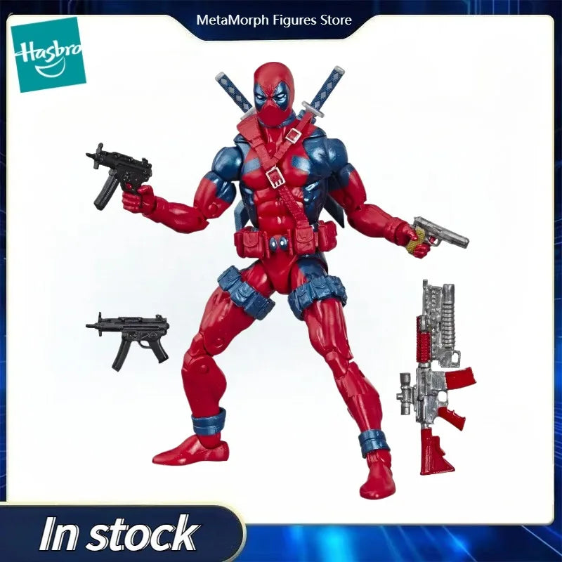 Original Hasbro Marvel Legends Series 80th Anniversary Uncanny Deadpool Action Figure Toy Collection Model