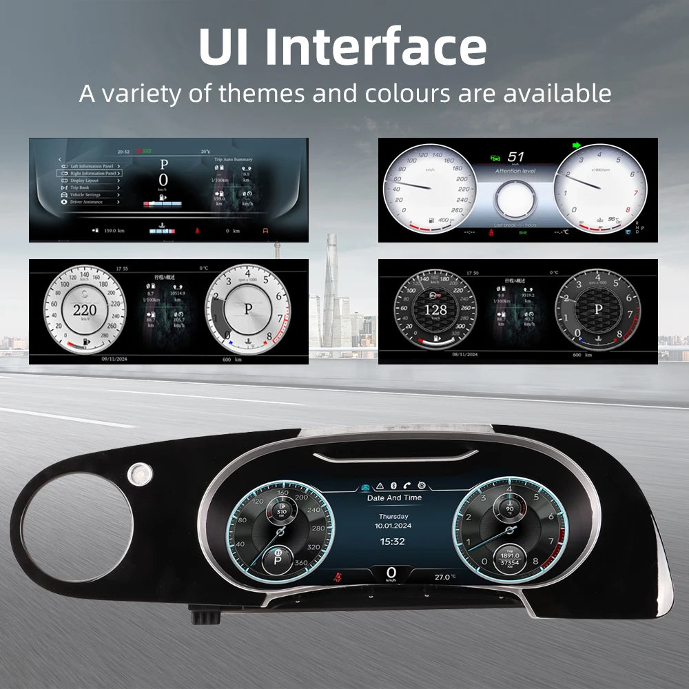 Cluster Digital Dashboard For Bentley Flying Spur Continental GT 2005-2012 car cluster instrument panel/Wireless CarPlay