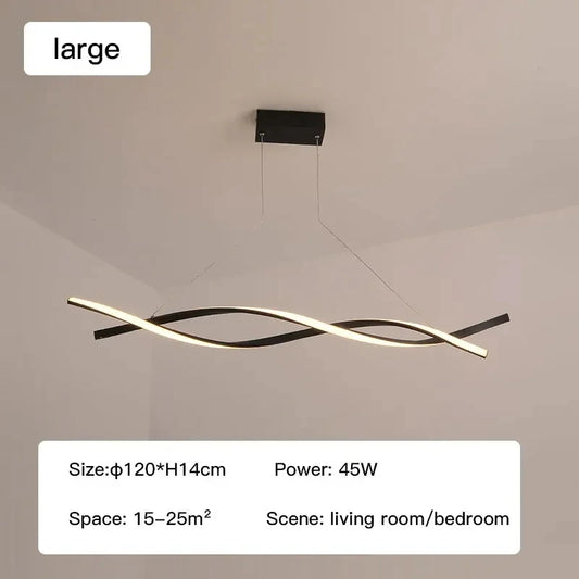Modern glass home decor led lights pendant, lamps for living room Chandeliers M1
