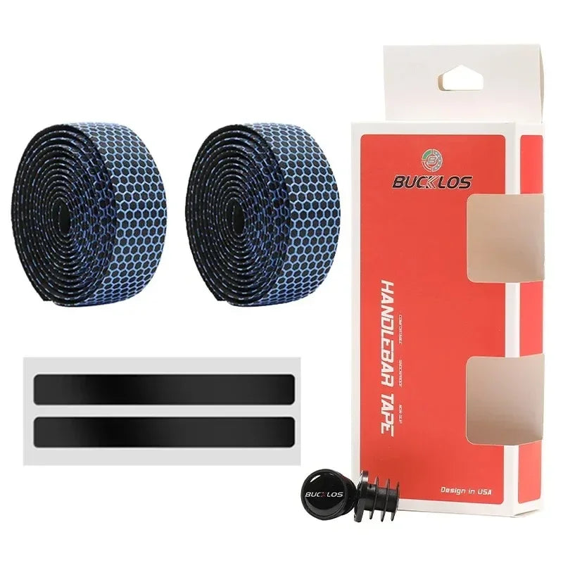 BUCKLOS Professional Handlebar Tape Gravel Road Bike Damping Wrap Belt Gradient Bicycle Non-slip Cycling Handle Bar Accessories